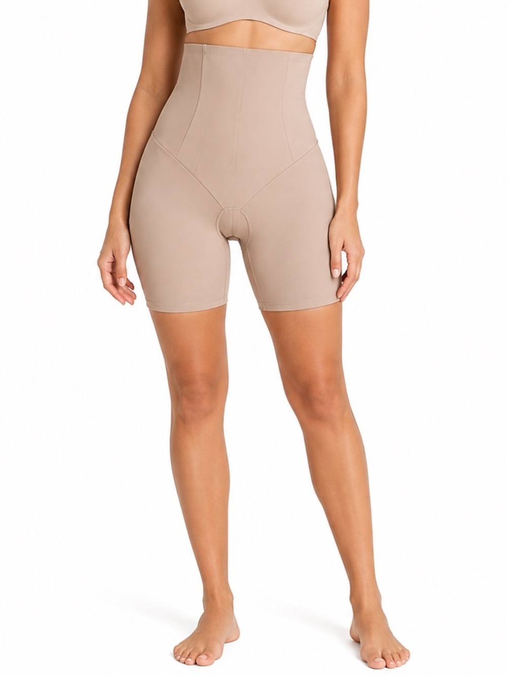 Miraclesuit Extra Firm Control High-Waist Shorts XL Beige